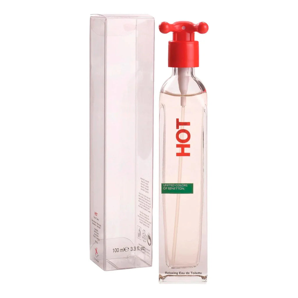 Perfume original Hot Benetton - 100ml - Mujer - Eau De Toilette